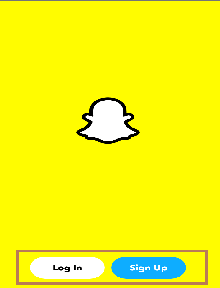 Open Snapchat app