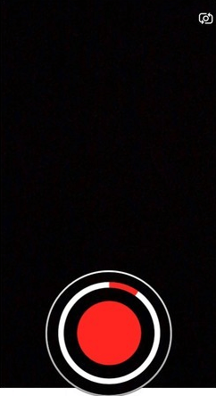 Press Record button to Add Music to Snapchat