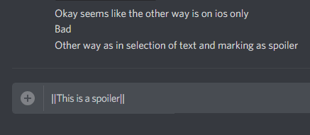 Spoiler Tag on Discord