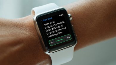 Text on Apple Watch