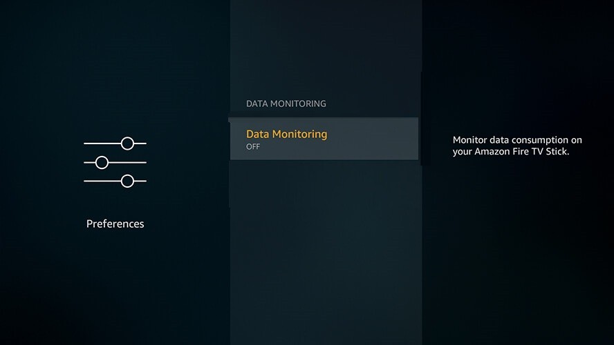Turn Off Data Monitoring-How to Stop Buffering on Firestick