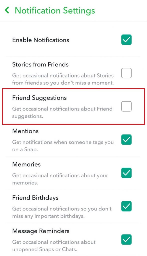 Turn Off Quick Add on Snapchat