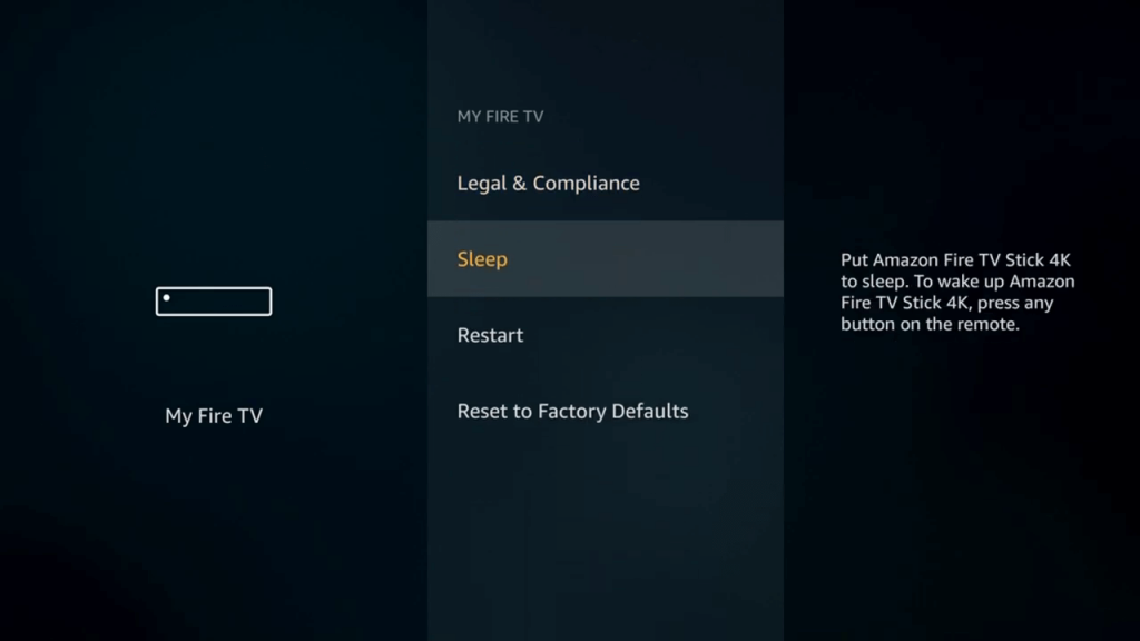 Turn off Firestick
