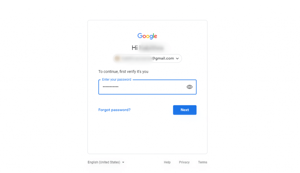 Verify your Google Account