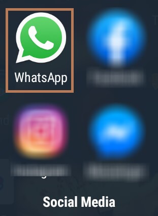 Open Whats app