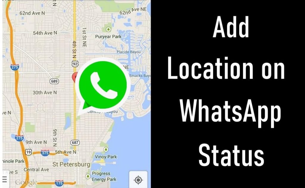 Add Location on WhatsApp Status