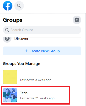 Change Facebook Group Name on Computer