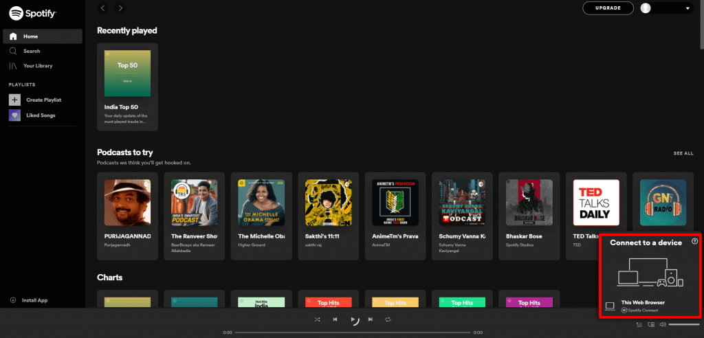 Spotify in Chromecast