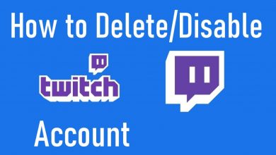 How to Delete Twitch Account