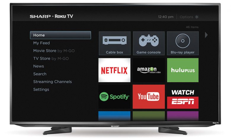 Hulu on Sharp Smart TV