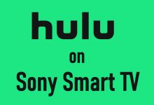 Hulu on Sony Smart TV