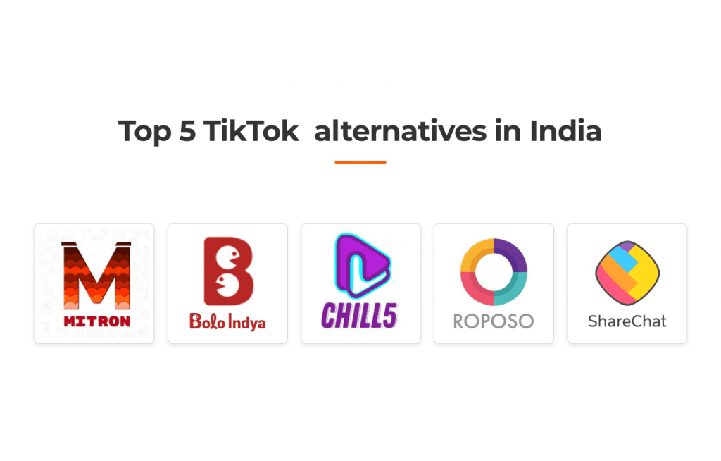 Top 5 Tiktok Alternatives in India