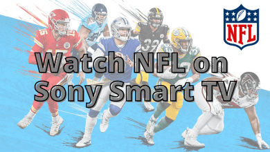 NFL on Sony smart TV