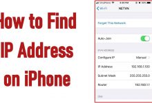 How to Find IP address on iPhone