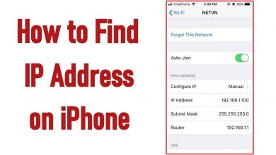 How to Find IP address on iPhone