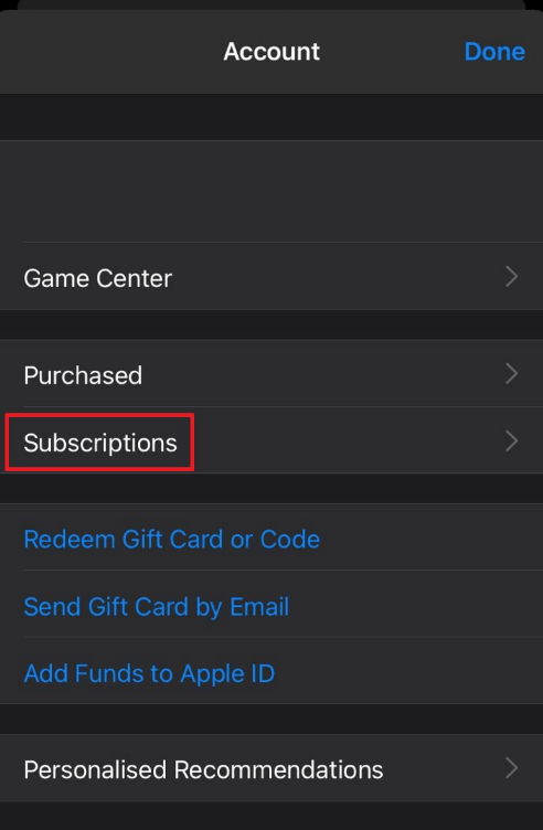 Subscriptions