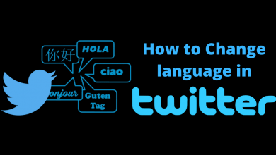 How To Change Twitter Language