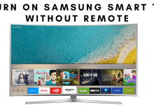 Turn on Samsung TV without Remote