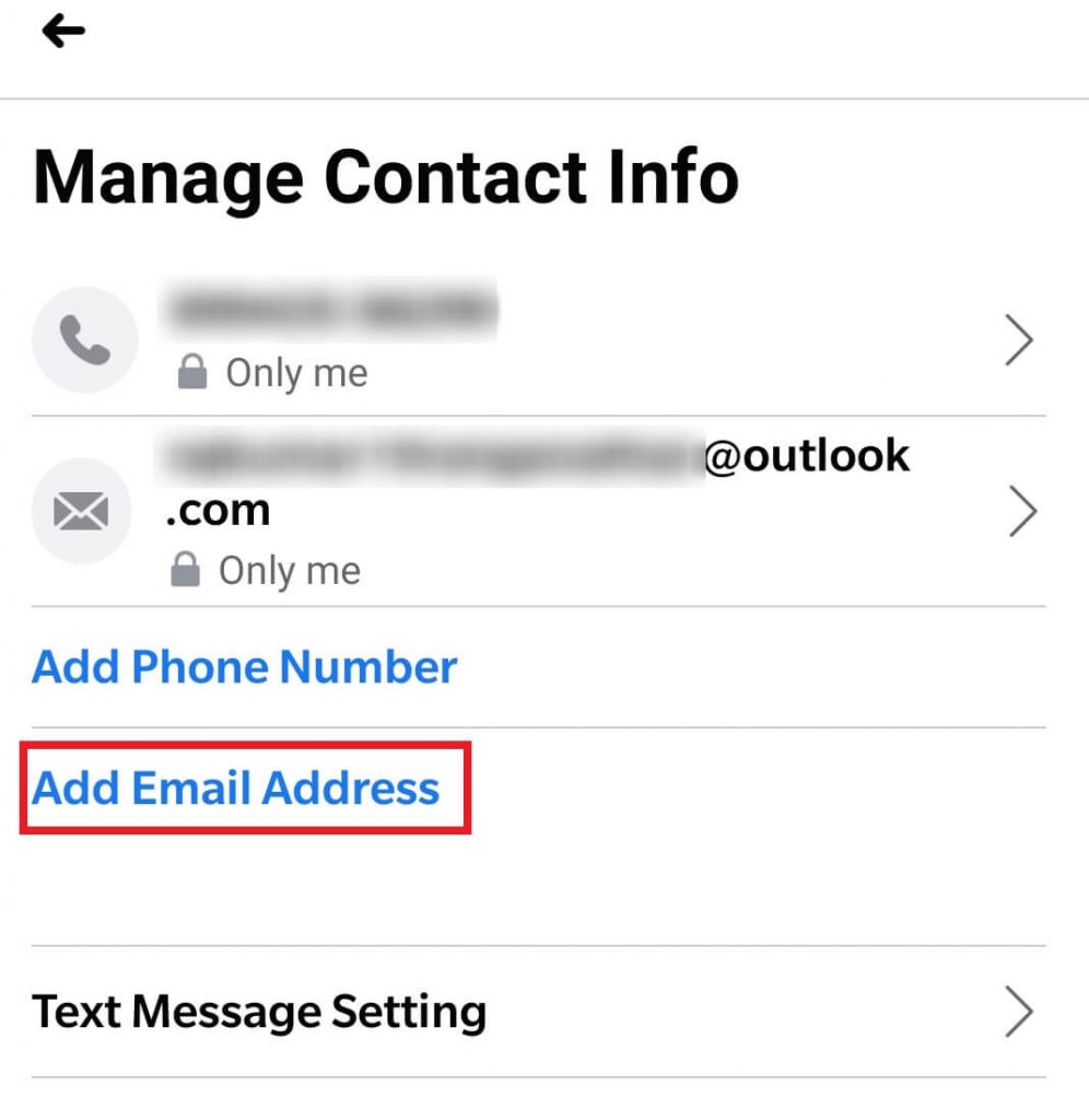 Change Email Address on Facebook