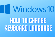 Change Keyboard Language Windows 10