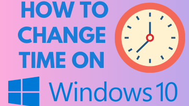 How to Change the Time on Windows 10