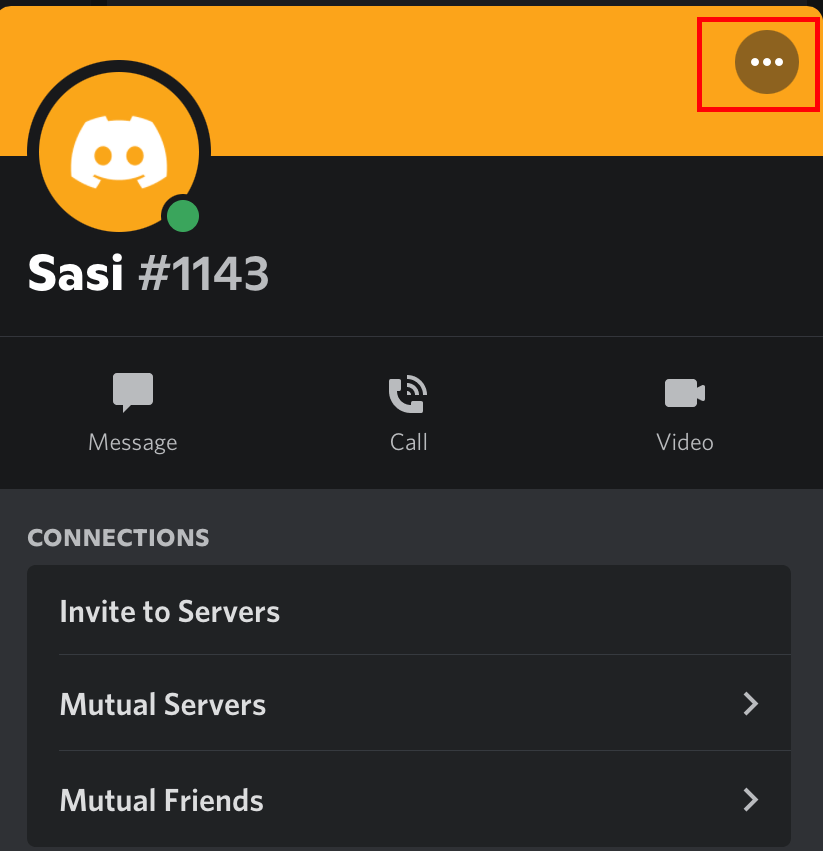 Open Discord Friends Profile