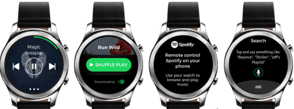 Spotify on Samsung Galaxy Watch