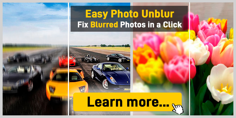 how to unblur an image