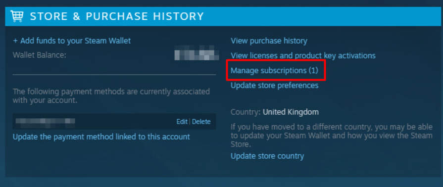 manage subscriptions - How To Cancel Eso Plus On Steam