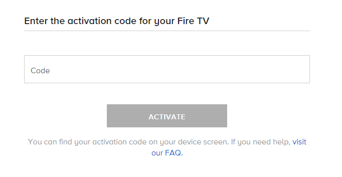 Activate CBS All Access on Firestick