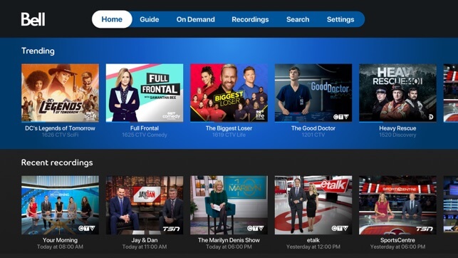 Fibe TV on Apple TV