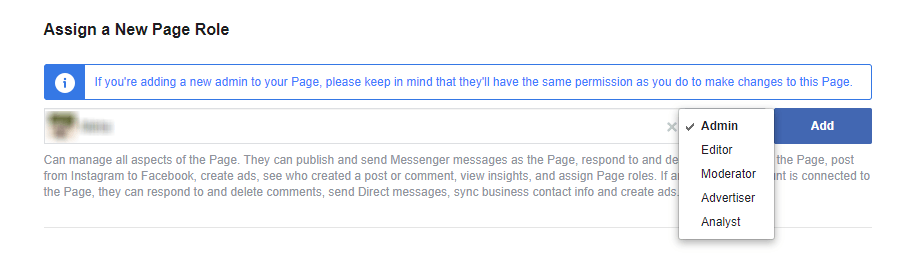 How to Add an Admin on Facebook Page