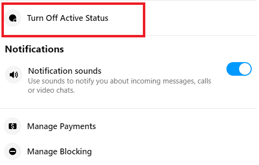 How to Appear Offline on Messenger (web version)