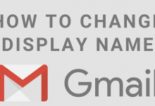 How to Change Display Name on Gmail