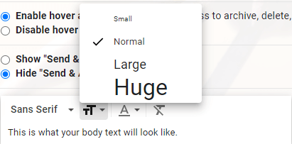 How to Change Font Size on Gmail