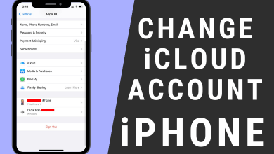 How to Change iCloud Account on iPhone