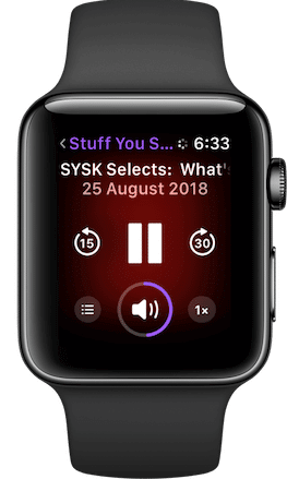 Podcasts on Apple Watch