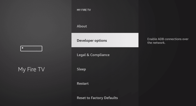 Firestick Developer Options