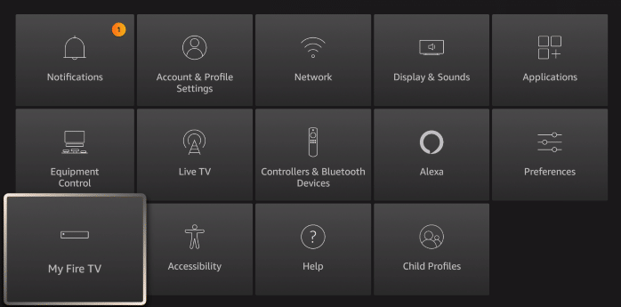 My Fire TV Setting