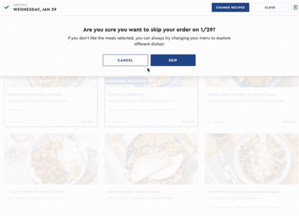 How to Cancel Blue Apron Membership