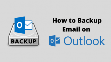 How To Backup Emails on Outlook