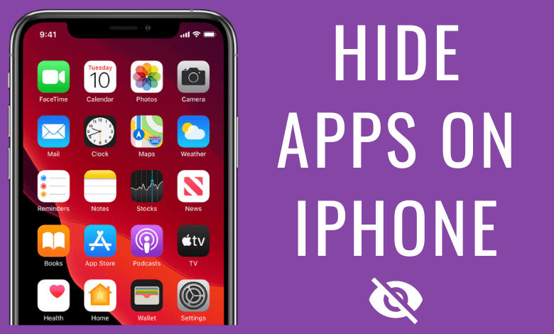 how to hide apps on iphone