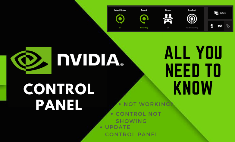 panel de control de nvidia sobre mac os x