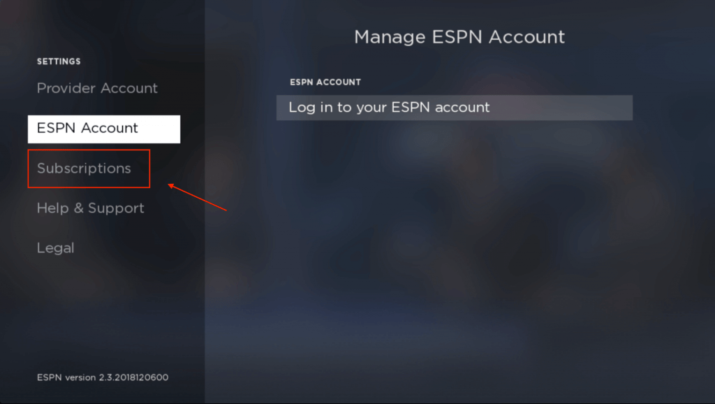 Activate ESPN Plus on Roku