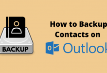 Backup Contacts from Outlook