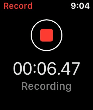how to use voice memo on Apple watch