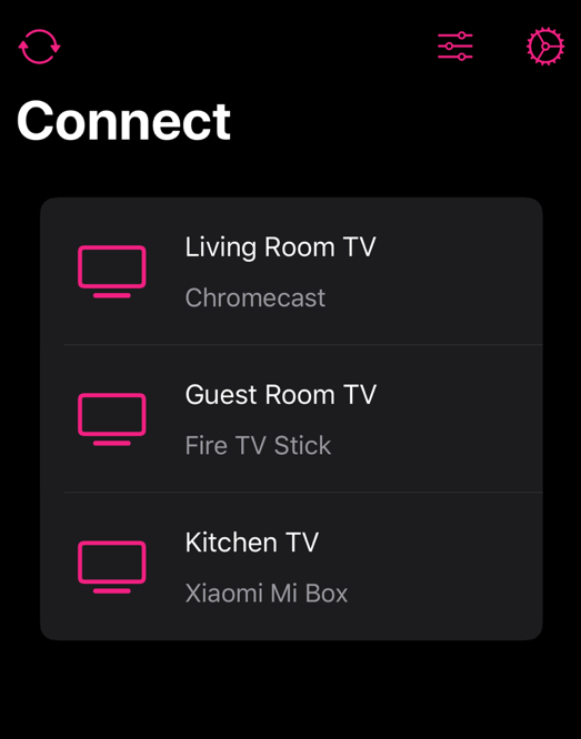 Connect Chromecast device