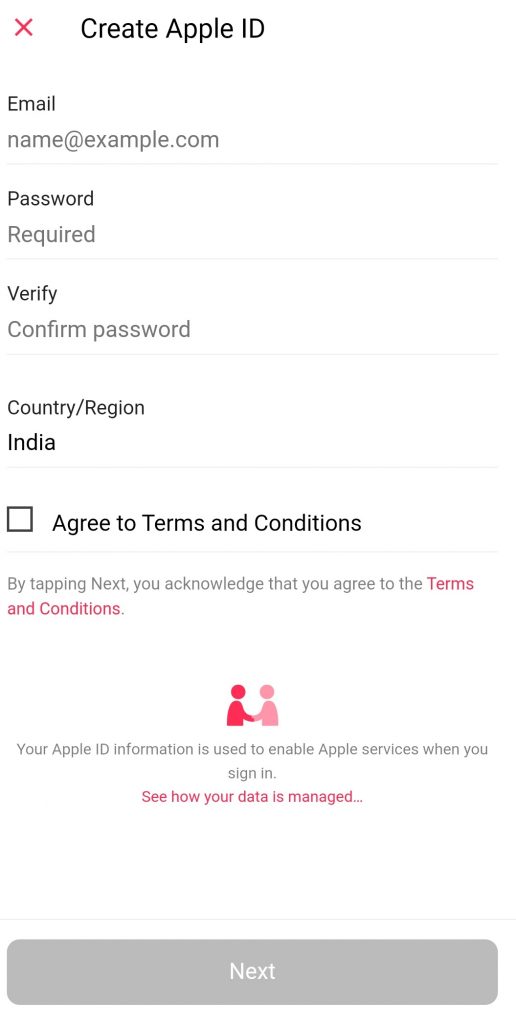 Create Apple ID