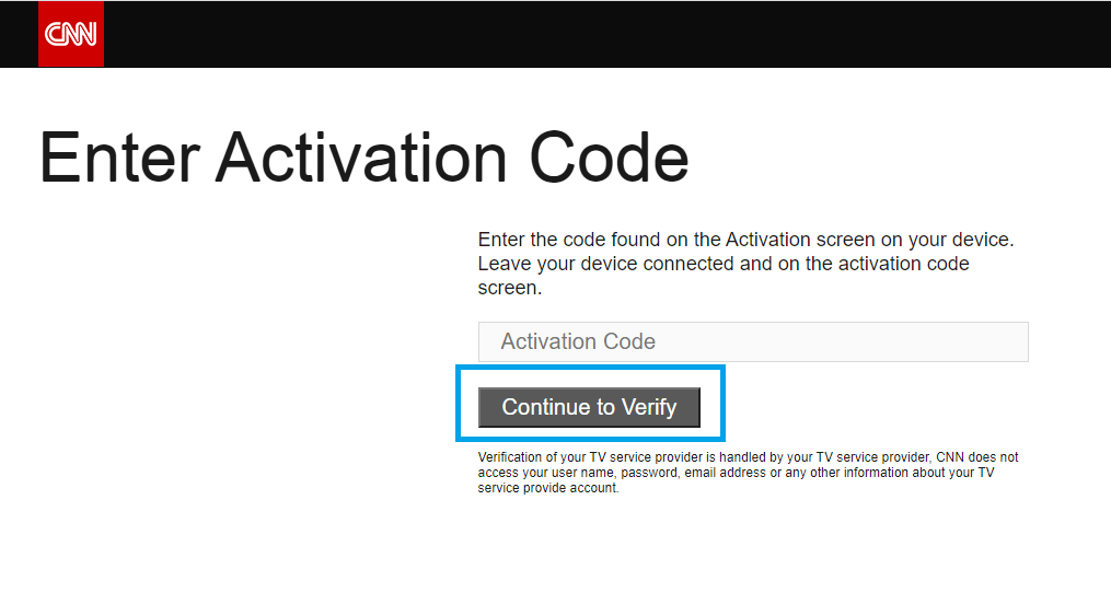 Enter activation Code