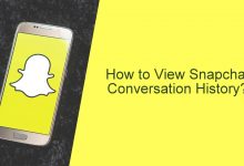 How to view snapchat conversation history